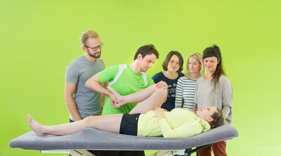 Unterricht Bereich Physiotherapie Döpferschulen