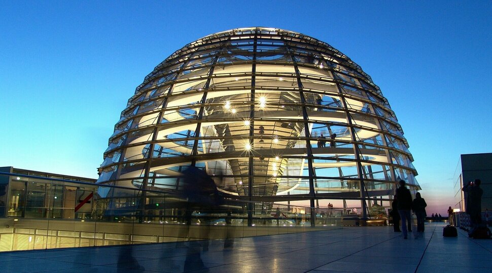 Kuppel des Reichstags in Berlin